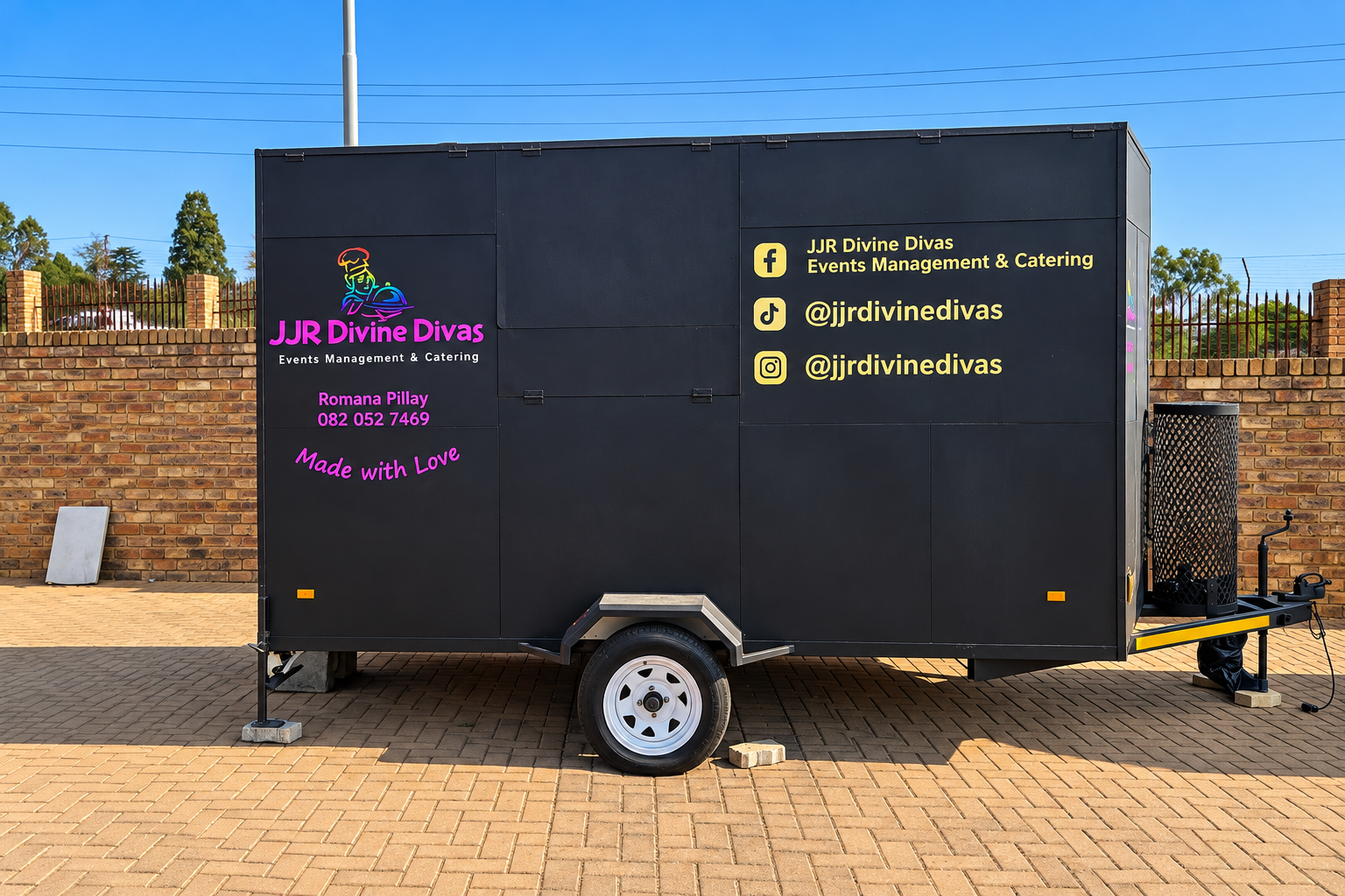 JJR Divine Divas Trailer Branding