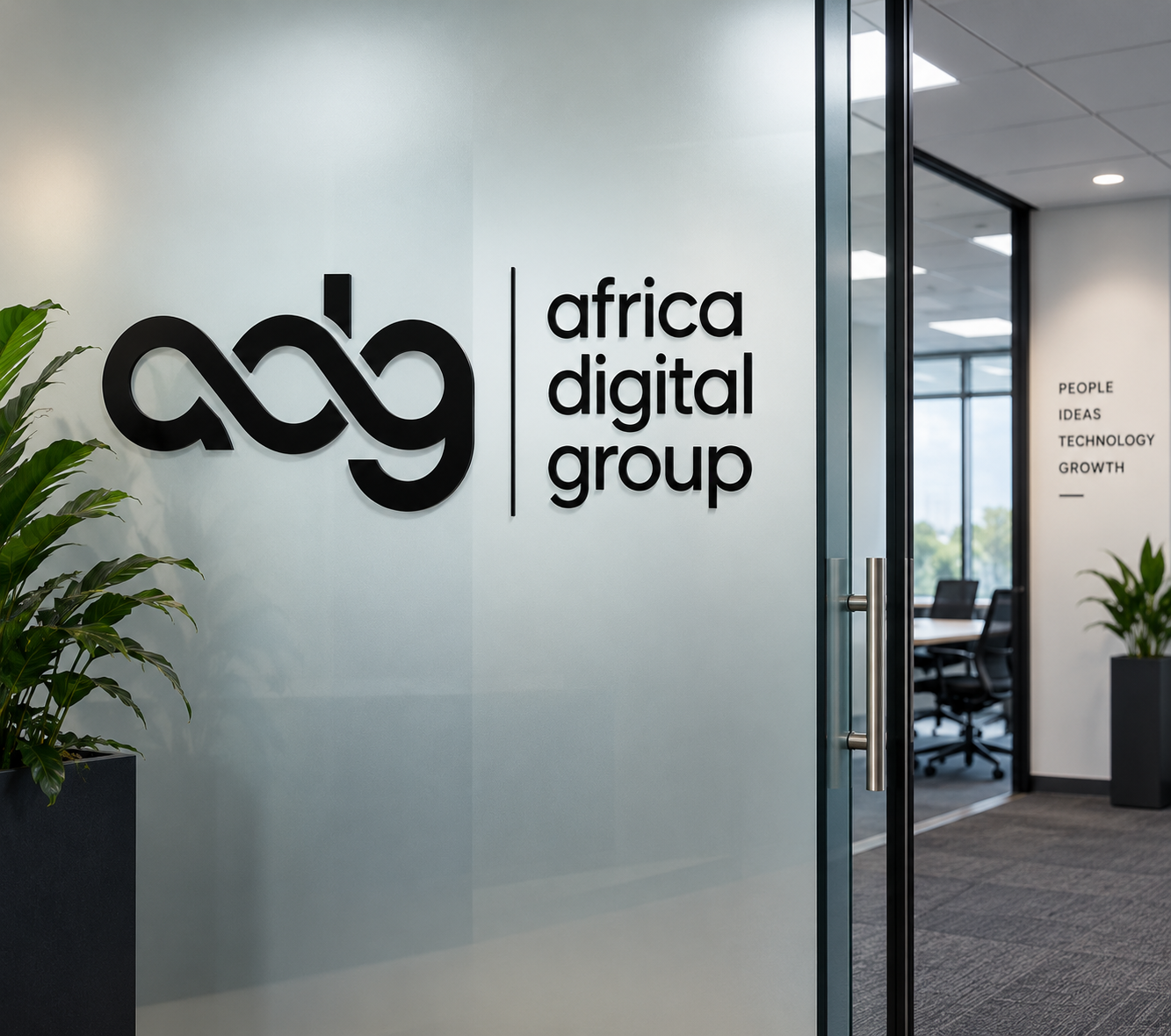Africa Digital Group Office Branding